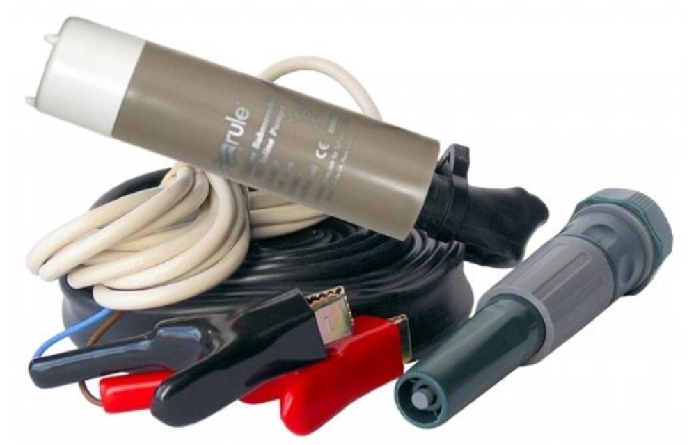 IL500PK Rule Slimline iL500PK 1920 l/u 12V Portable Inline-/Dompelpomp Kit Universeel