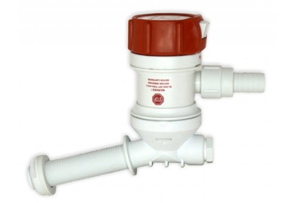 401C Rule Visbunpomp 12V 19 mm 1893 l/u Haakse Doorvoer