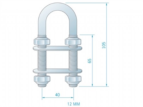 U Bout 8 Mm Rvs 35 X 70 Mm