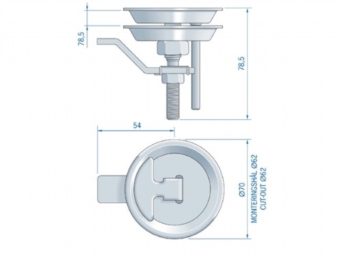 Losse beugel t.b.v. 306044