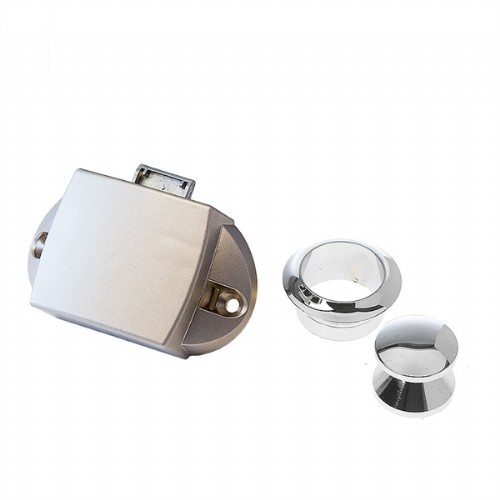 Slot - Chroom kunststof huis 75x45mm