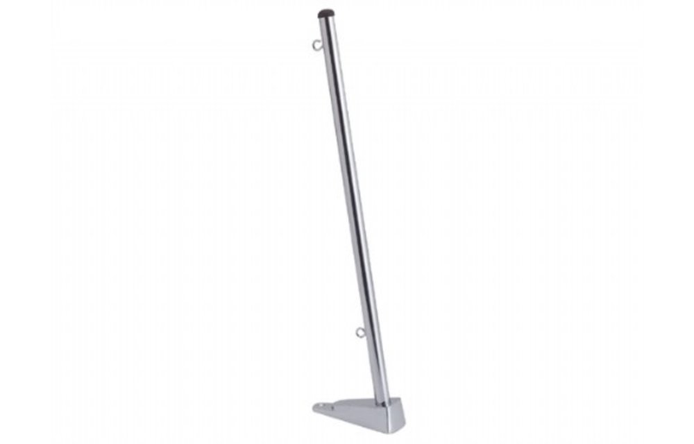 F + S Vlaggenstok+basis - L=350mm - Diameter 13mm