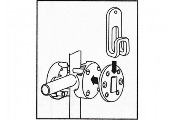 Railing support voor Store-All - antraciet