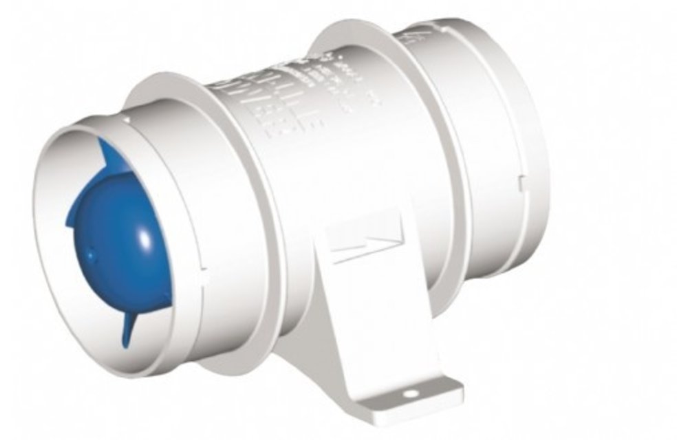 140 Rule In-Line Ventilator 12V 3 -8 kuub/min 75 mm