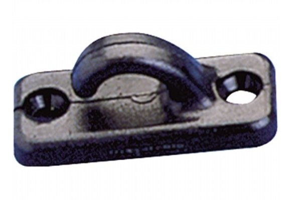 Nylon ophanghaakje - zwart horizontale bevestiging