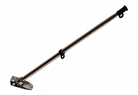 RVS afneembare vlaggestok - L42cmxd14mm