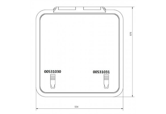 Handle Compleet voor Serie 62 Ofshore luik Rechts-Hojre