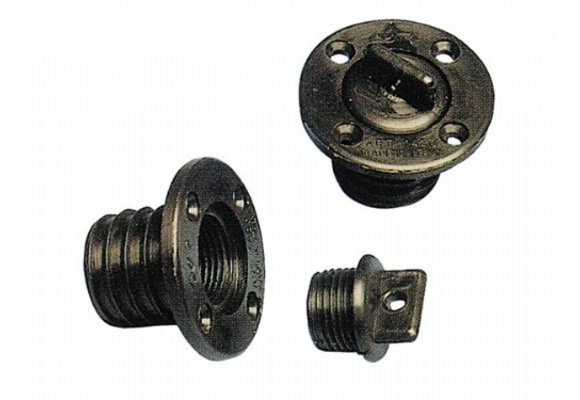 Lensplug flens 42.3mm zwart