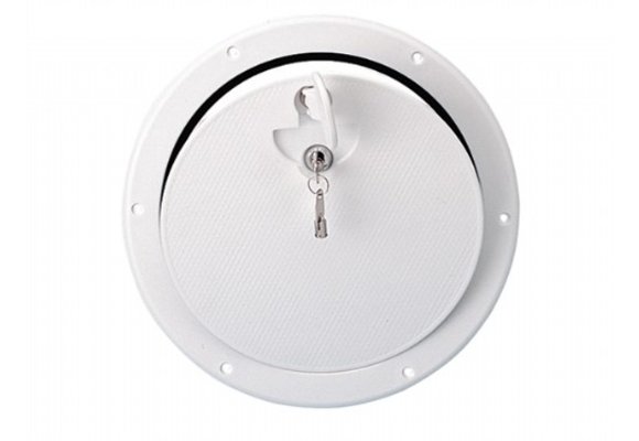 Inspectieluik diameter 31.5cm zonder Slot Wit