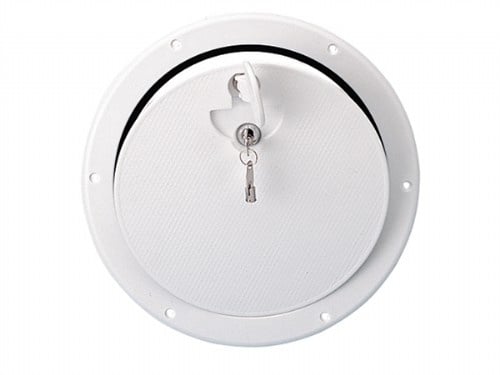 Inspectieluik diameter 31.5cm zonder Slot Wit