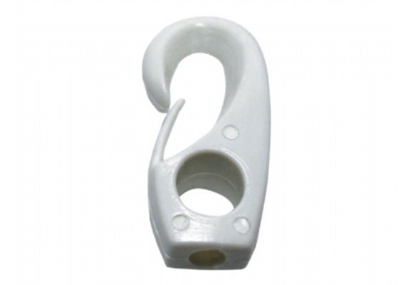 Kunststof Musketonhaak 6 Mm Zwart