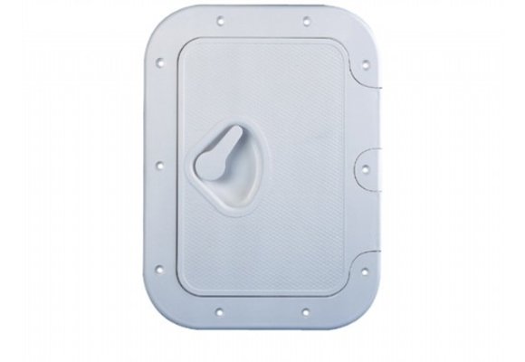 Opbergbox 27.5x37.5cm Z/Slot Wit