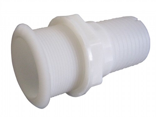 Kunststof huiddoorvoer met flens, slangaansluiting