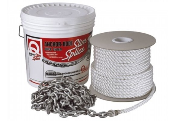 Slim Splice ketting/touw-06/12mm-20/100M