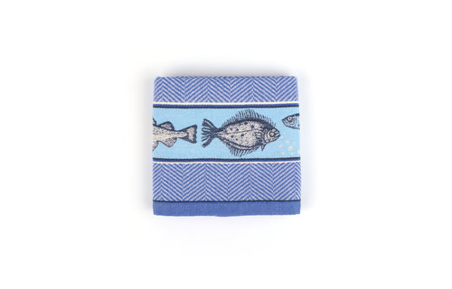 Bunzlau Castle - Theedoek Fish Koningsblauw