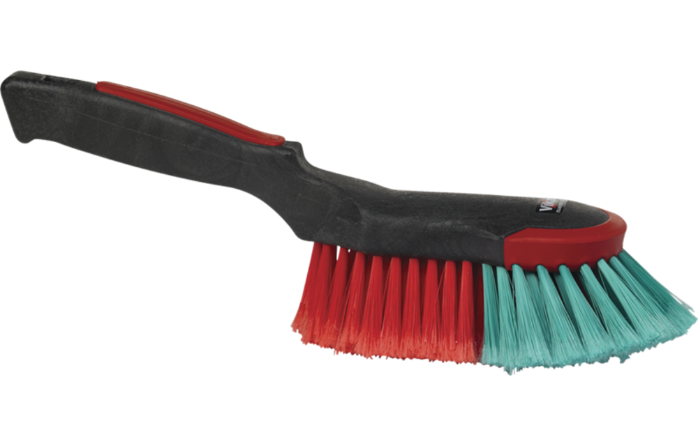 Vikan Transport ergo handborstel met rubber stootrand