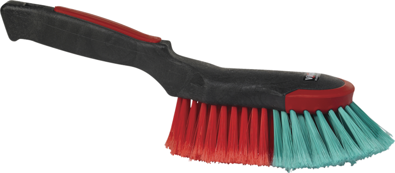 Vikan Transport ergo handborstel met rubber stootrand