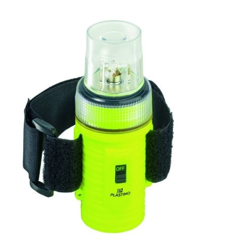 Flitslicht met 4 LED's watwerdicht en drijvend,