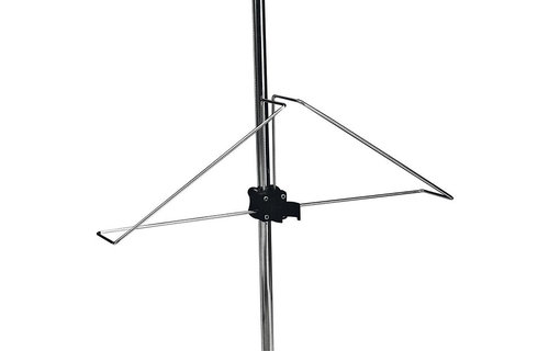 Houder voor hoefijzerboei en reddingsboeilicht