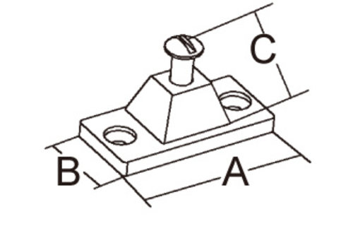 Dekplaat zijkant bevestiging