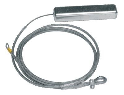 Hangende anode met 2 m RVS kabel 1,4 kg