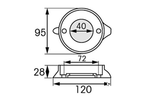 Motor anode Volvo Drive leg collar 120S