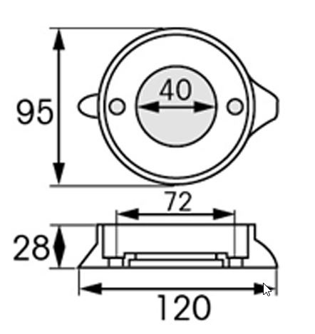 Motor anode Volvo Drive leg collar 120S