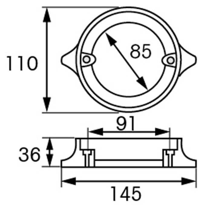 Motor anode Volvo Drive leg collar Duo