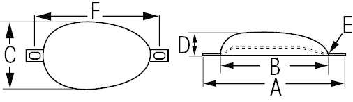 Anode zink half ei 3 kg