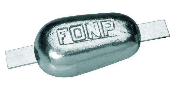 Anode zink half ei 2,2 kg