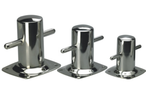 Bolder RVS Ø50 mm voetplaat 92 x 92 mm