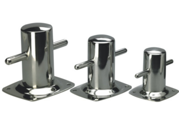 Bolder RVS Ø50 mm voetplaat 92 x 92 mm