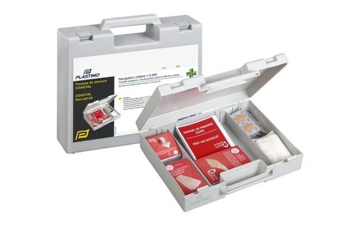 EHBO set Coastal in kunststof koffer