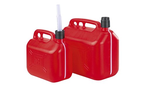 Brandstoftank met tuit 10 ltr