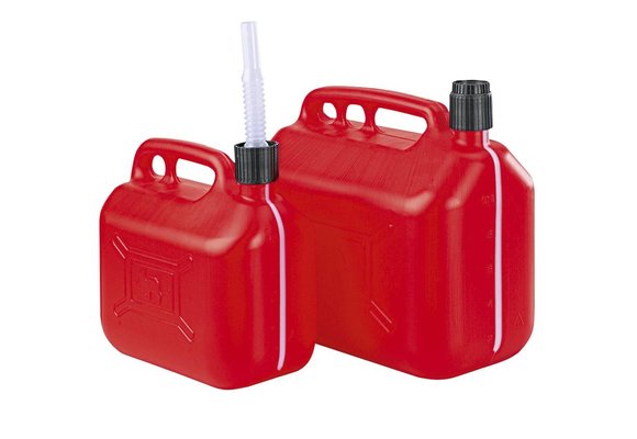 Brandstoftank met tuit 10 ltr