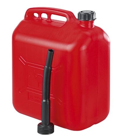 Brandstoftank met tuit 20 ltr