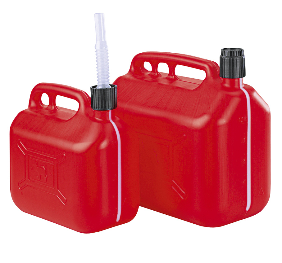 Brandstoftank met tuit 5 ltr