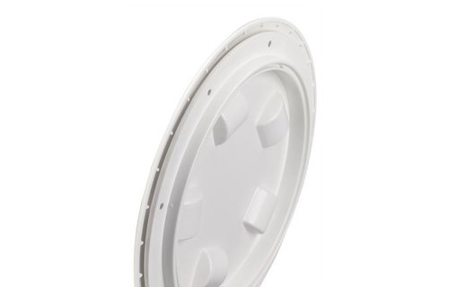 Inspectieluik rond 128 mm wit