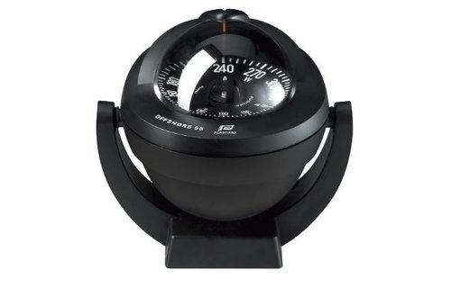 Kompas Offshore 95 op beugel zwart huis/zwarte roos conisch