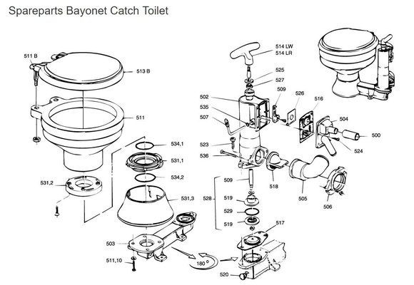 Scharnieren voor bril bajonet sluiting kunststof (2)