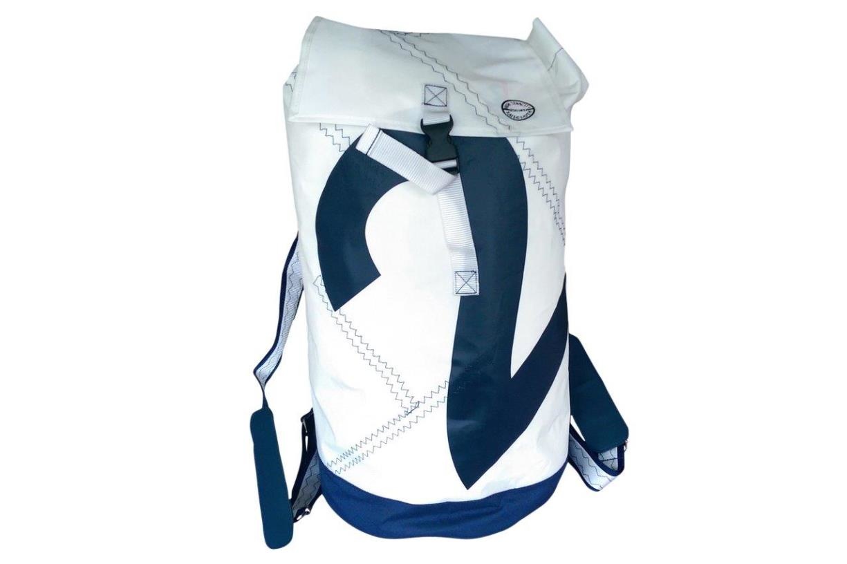 Zeildoek duffel tas / strandtas Sea Duffle navy
