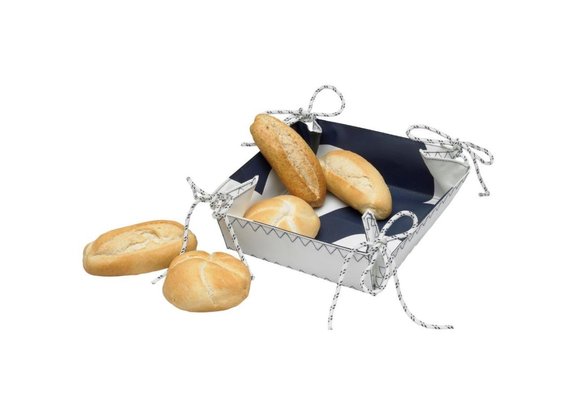Zeildoek broodmand Bread Basket navy