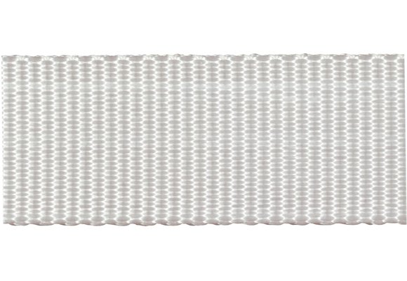 Polyesterband 40 mm heavy weight wit