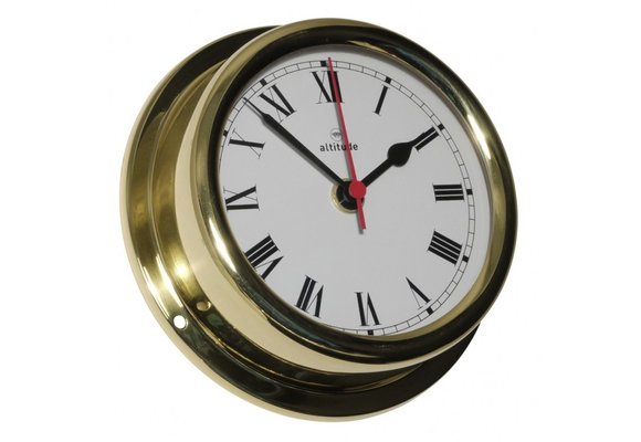Klok quartz Altitude messing Ø150 mm