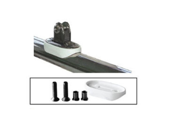 Dekbeslag adapter voor buis 25 mm