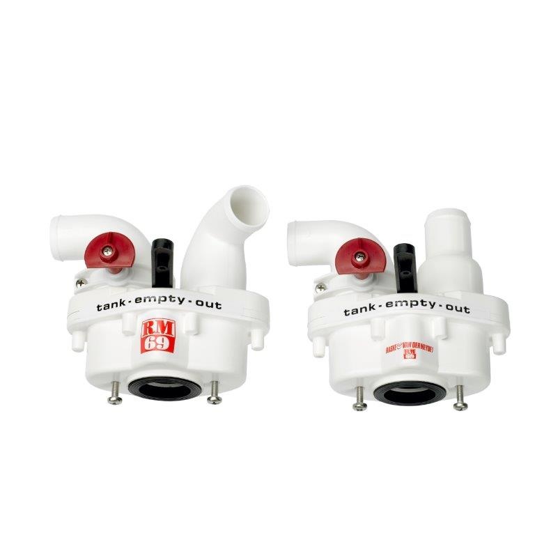 Tweewegkraan set C slangaansluiting 90 gr,