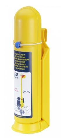 Container voor opblaasbare IOR joon geel