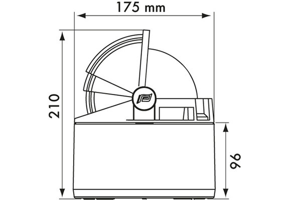 Kompas Olympic 135 zwart huis/zwarte roos incl, ketel
