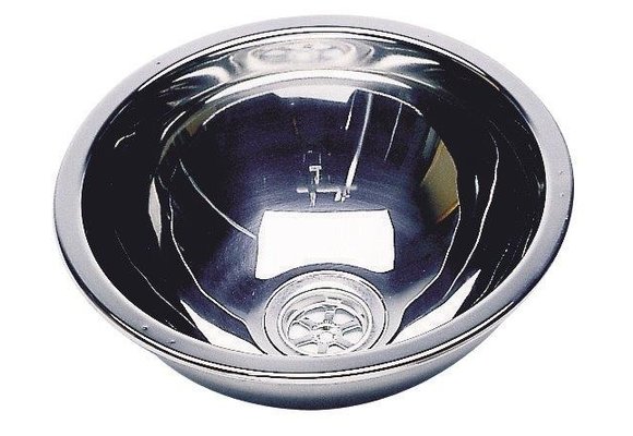 Wasbak rond RVS Ø269 mm diep 120 mm