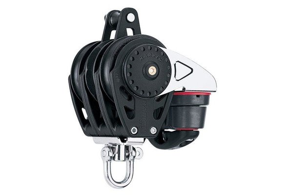 75C 3-schijfsblok met hondsvot & klem